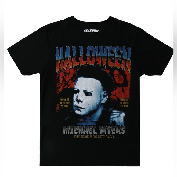 NWT Halloween Michael Myers Stay Alive Graphic Tee - Picture 1 of 2
